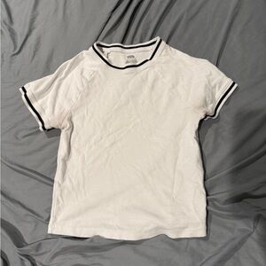 Levi's White Tee with Black Accents